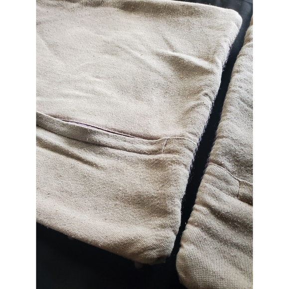 2x Hadley Wool Blend Throw Purple Pillow Covers Chevron w/Wear & Flaws - Picture 9 of 11